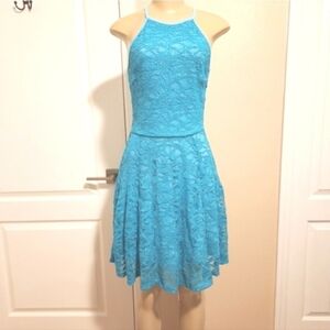 NEW! Emerald Sundae Turquoise Lace Dress